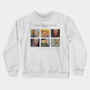 Portraits of Vincent van Gogh Crewneck Sweatshirt